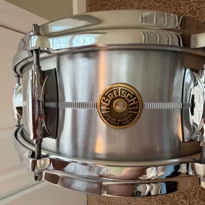 Gretsch Solid Aluminum Snare Drum 14x5 w/Micro-Sensitive Strainer image 10