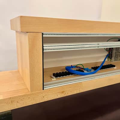 DIY Eurorack Case 4U x 126hp for Moog Matriarch with Synth Lab Power image 4