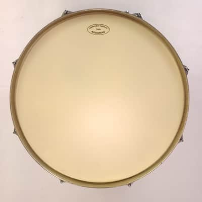 Walberg&Auge 6.5x14"Gretsch Broadkaster Gold Glass Snare Drum Prototype 6Ply 2x3 image 9