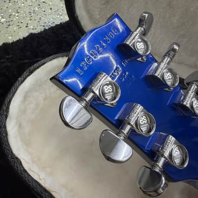 Gibson Nitrous Les Paul Studio 2012 - Cosmic Cobalt image 14