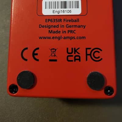 ENGL EP635 Fireball IR Guitar Pedal 2025 - Red image 3