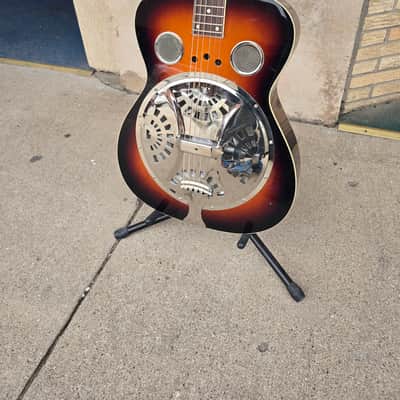 Regal RD-40 Round Neck Resophonic Guitar w/Fishman Nashville Series Pickup - Sunburst image 4