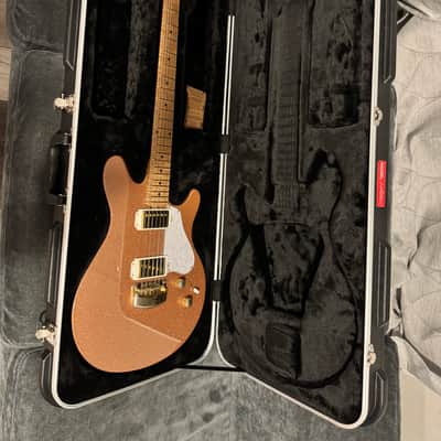 Ernie Ball Music Man James Valentine Signature HT 2022 - Present - Pink Champagne Sparkle image 9