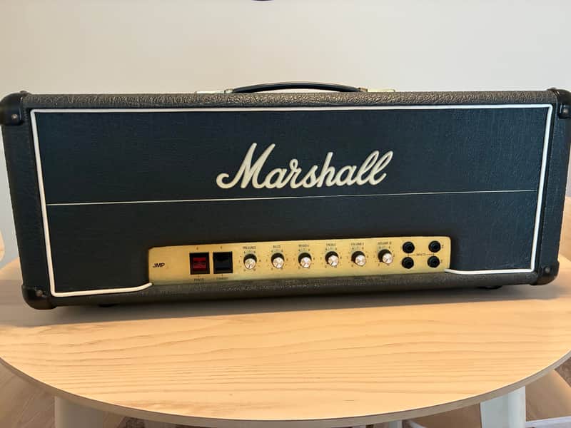 Marshall JMP 1959 MK II Super Lead 2-Channel 100-Watt Guitar Amp Head 1975 - 1981 - Black image 1