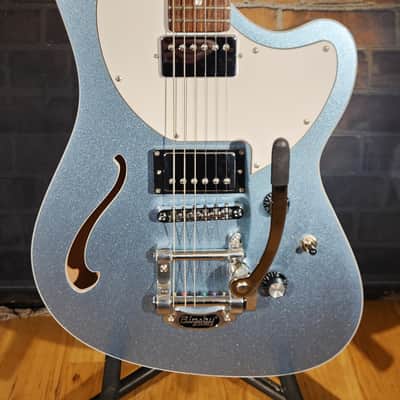 Tagima Brazil Jet Blues Deluxe Lake Placid Blue w/ OHSC image 6