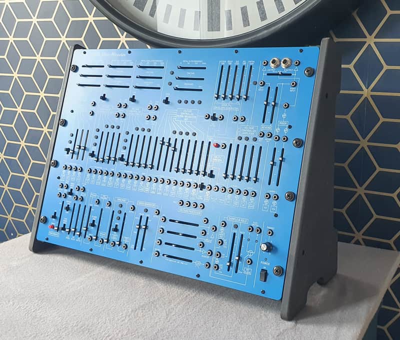Behringer 2600 Blue Marvin Gray Meanie - Black Valchromat Dual Angle Stand from Synths And Wood image 1