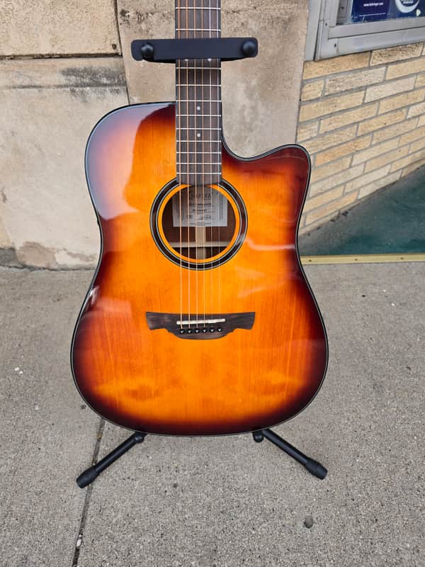 Crafter ABLE D-600CE VTG - Vintage Burst image 1