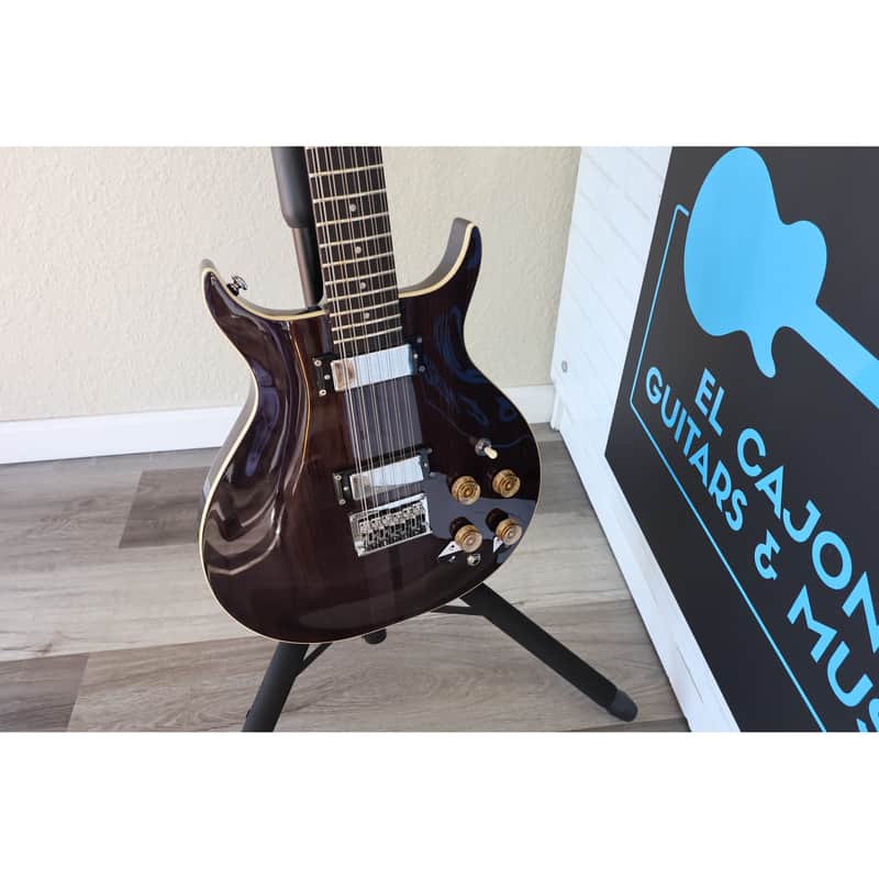 Washburn Wing Series Hawk 12 H12TB-U 12-String Electric Guitar – Trans Black – New image 1