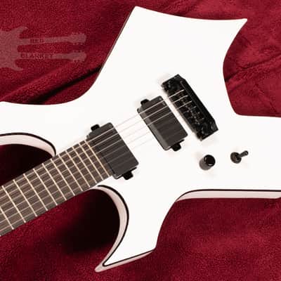 B.C. Rich Warlock Prophecy II with Quad Left Hand - Matte White image 7