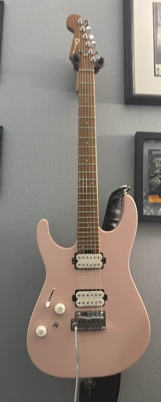 Charvel Pro-Mod DK24 HH 2PT CM Left-Handed 2019 - Present - Satin Shell Pink image 1