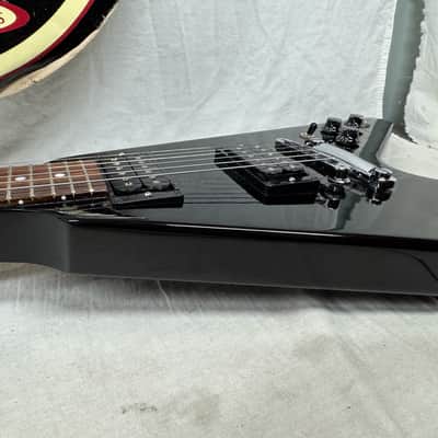 Gibson DSVE00EBCH1 '80s 1980s Flying V Guitar with Case 2023 - Ebony / Black image 21