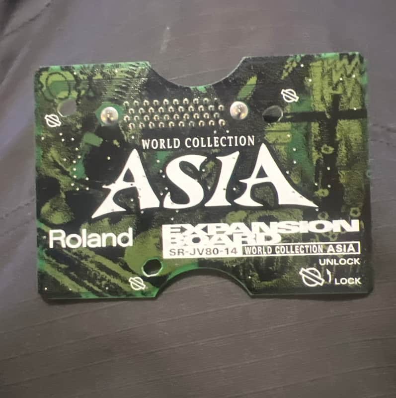 Roland SR-JV80-14 Asia Expansion Board 1990s - Green image 1