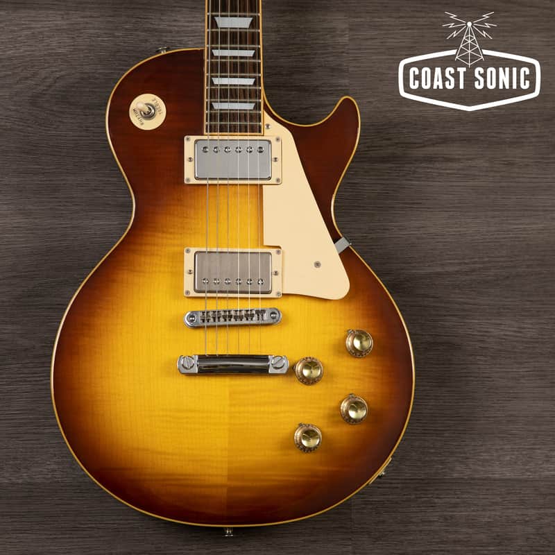 Greco Les Paul Standard フレイム トラ目 1977年製 1977 Greco Les Paul Standard Sunburst | Reverb