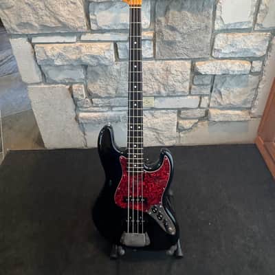 Fender Squire Made in Japan Jazz Bass 1987 - Black image 1