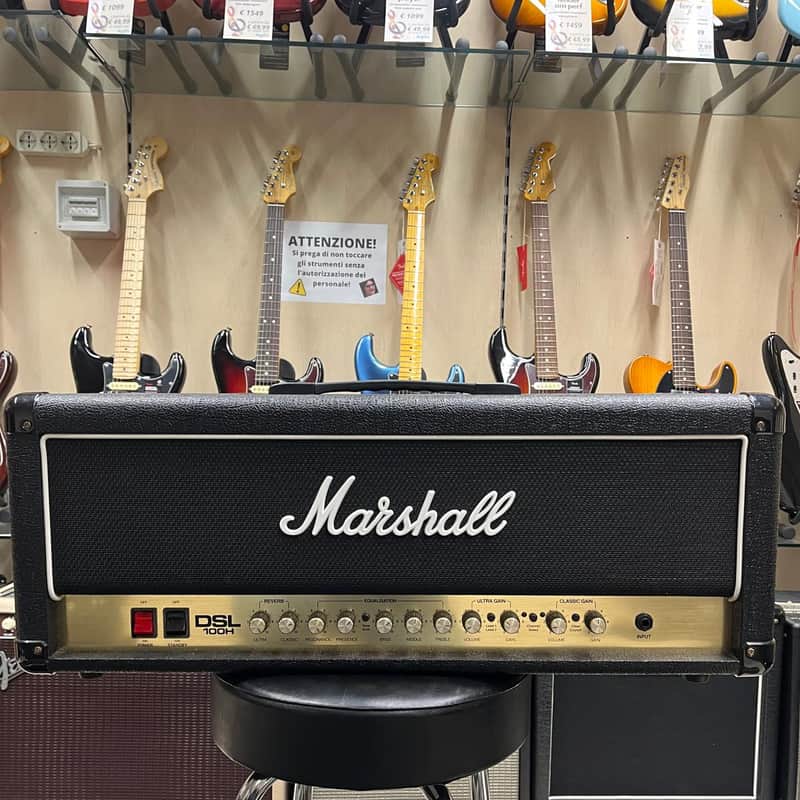 Marshall DSL100H 2-Channel 100-Watt Guitar Amp Head 2012 - 2017 - Black image 1