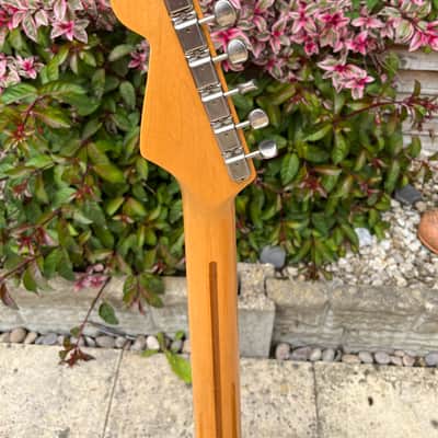 1989 USA Fender Stratocaster Plus Deluxe Refin Relic Maple fretboard Alan Dingwall pickups image 8