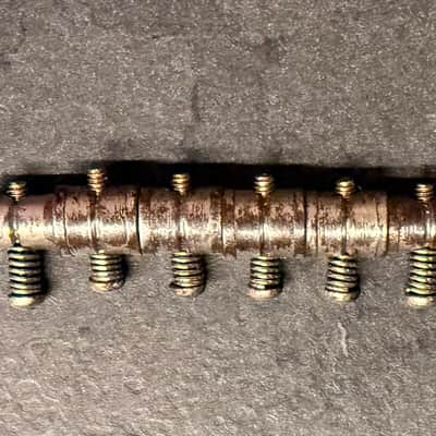Fender Vintage Saddles offset Mustang, Jaguar, jazzmaster 1973 - Nickel image 5