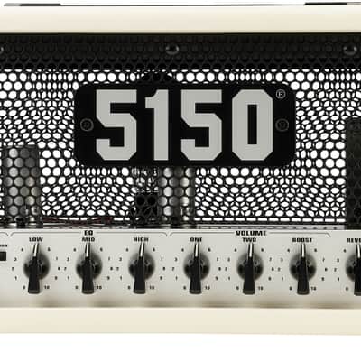 NEW* EVH 5150 ICONIC SERIES 15 WATT 6L6 TUBE AMPLIFIER HEAD IN IVORY image 1