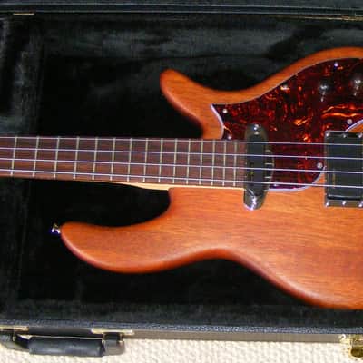 Birdsong Short Scale Bass 2015 Natural Mahogany image 1