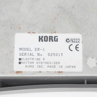 [SALE Ends June 22] KORG ER-1 ELECTRIBE Analog Modeling Drum Synthesizer ER1 w/ 100-240V PSU image 8