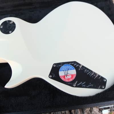 LTD By ESP EC200 Electric Guitar w/ Hardshell Case - Satin White image 7