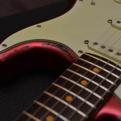 Fender Stratocaster Relic 2019 Custom Red Sparkle Lollar Blondes image 19