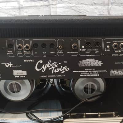 Fender Cyber Twin Combo Amp with Cover and 4-Button Footswitch Guitar Combo Amp image 9