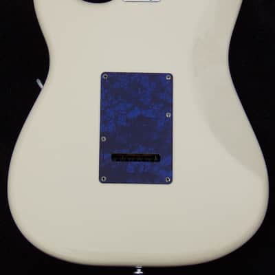 920D Custom+ Triple Lollar Mini Humbuckers + Warmoth Roasted Maple Neck + 7Way Switching +Blue Shell Pickguard + Strat Body+ Fender Brushed Chrome Locking Tuners +Babicz "Full Contact Hardware"+ Stainless Steel Frets image 15