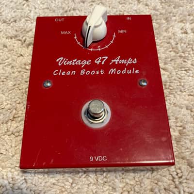 Vintage 47 Amps Clean Boost Module - Red image 1