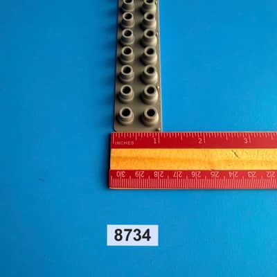 CASIO WK-1630 WK-3000 Keyboard Part: 8-Key Conductive Pad Contact Strip Gray image 7