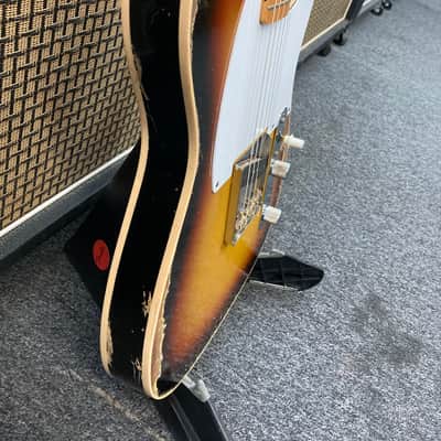 Fender 9231015519 Wildwood WW10 59 Esquire 2023 - Heavy Relic Sunburst image 8