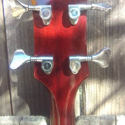 Lefty 1969 Gibson  EB-0 short scale with Factory Double Guards Left Handed image 7