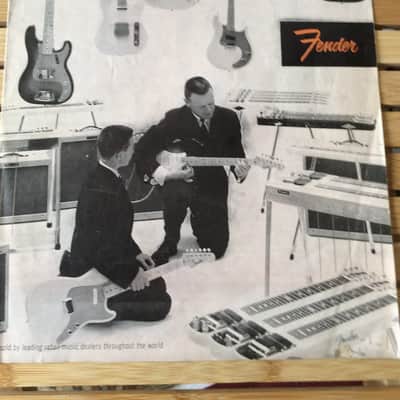 Original vintage late 1950's - Fender Full Line Catalog image 3