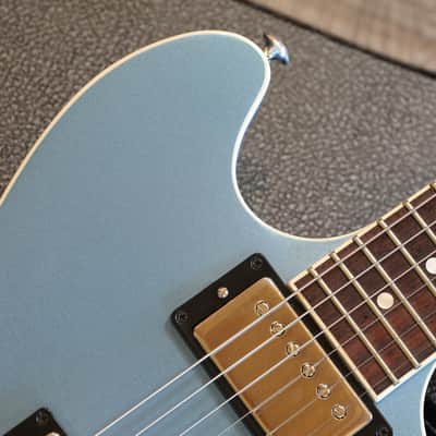 2015 Gibson Midtown Semi-Hollow Electric Guitar Pelham Blue + OHSC image 3