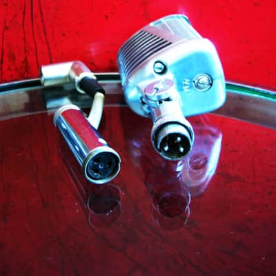 Vintage 1950's Astatic 77L dynamic cardioid microphone with F-11 adapter / cable Multi Z image 11