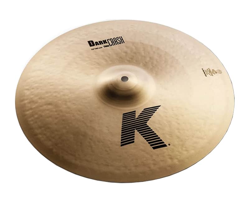 Zildjian 16" K Dark Crash Thin Cymbal image 1