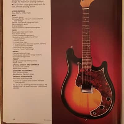 ORIGINAL Vintage 1970 Fender Fine Electric Instruments Catalog  96 pages - RARE FIND! image 14