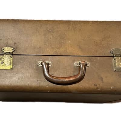 1950s vintage, very rare, Reno Accordion, 120/41, 7/3 registers, excellent condition, mother-of-pearl keys, original case image 14