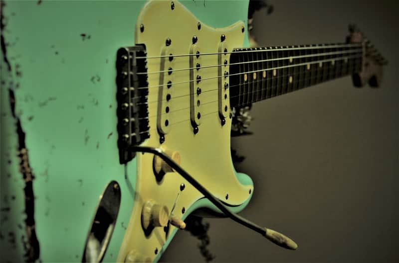 American Fender Stratocaster Relic Nitro Surf Green Custom ShopTexas Specials image 1