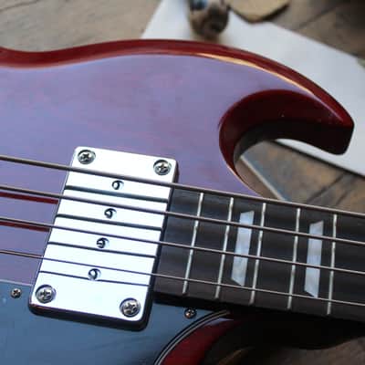 GIBSON "SG Standard Bass, Heritage Cherry" HARDCASE, PAPERS, STRAP, 3,58 KG image 7