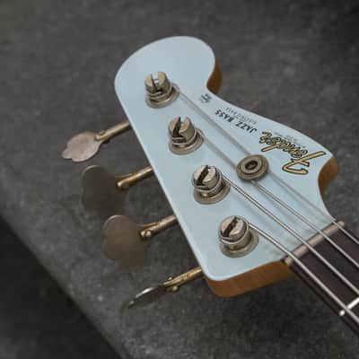 Fender Custom Shop '63 Jazz Bass, Jouneyman Relic - Aged Sonic Blue image 10