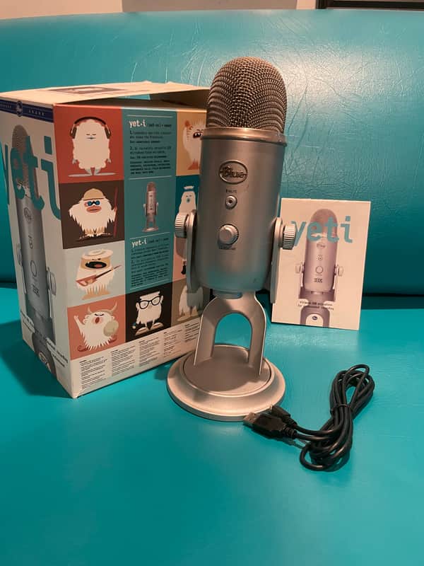 Blue Yeti Multipattern USB Microphone 2010s - Cool Grey image 1