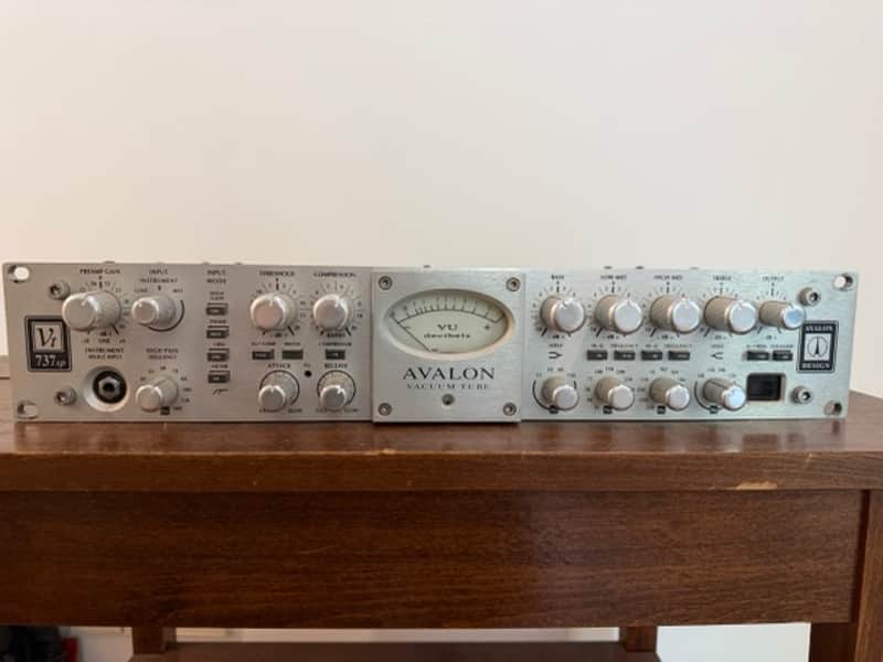 Avalon VT-737sp Tube Channel Strip 2010s - Silver image 1
