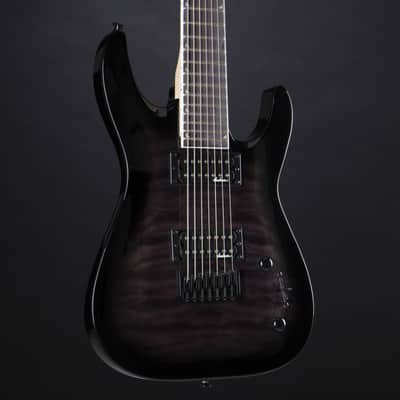 Jackson JS Series Dinky Arch Top JS22Q-7 DKA HT AM Transparent Black Burst - Electric Guitar image 6