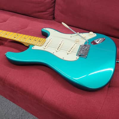 Unknown S-Style Parts Guitar SSS - Turquoise image 2