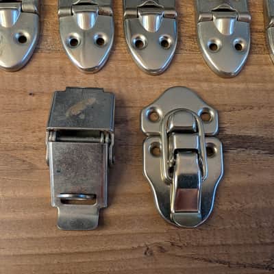 Unbranded Guitar Case Hinges And Latches Silver image 2