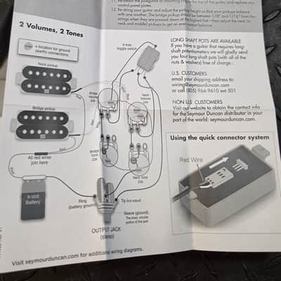 Seymour Duncan Duality Bridge Humbucker 2010s - Reverse Zebra 11106-74-RZ Pickup image 9