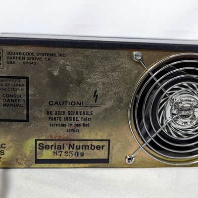 Vintage SCS Sound Code Systems 2350A Reference Amplifier image 10