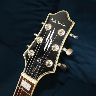 ESP Paul Smith Flying-V (Unique Mini/Traveller Guitar) - See-Through Black image 8