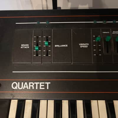 ARP Quartet Polyphonic Analog Synthesizer 1979 - 1980 - Black / Orange image 3